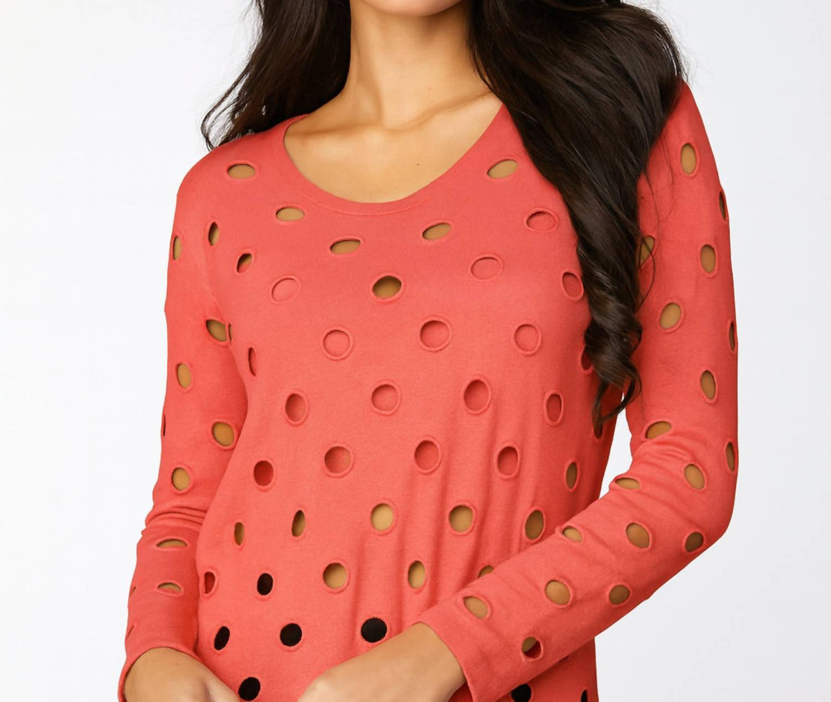 French Kyss - Scoop Hole Sweater