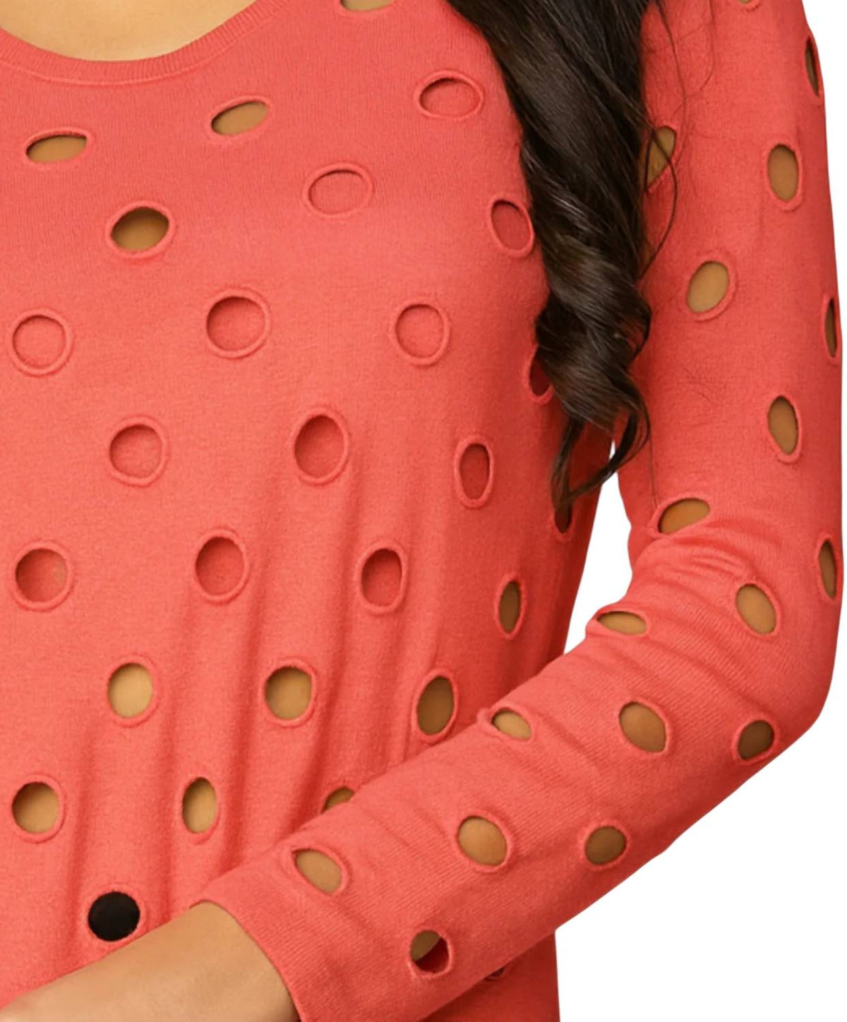 French Kyss - Scoop Hole Sweater