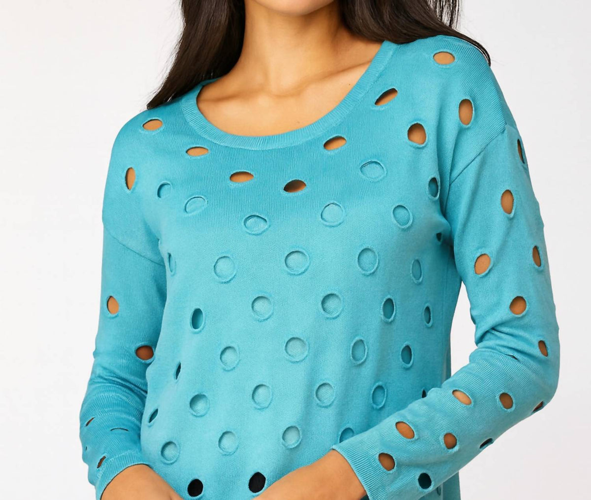 French Kyss - Scoop Hole Sweater