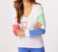 French Kyss - V-neck Love Top