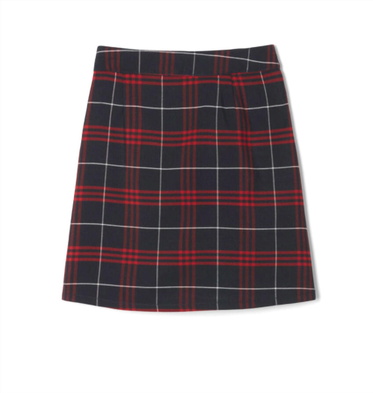 Kids Plaid Two-Tab Skort