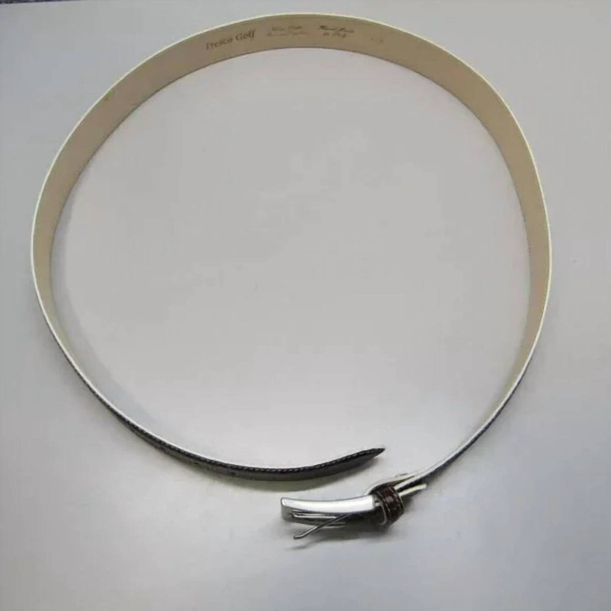Fresco Golf - Men's Leather Alligator Embossed Belt