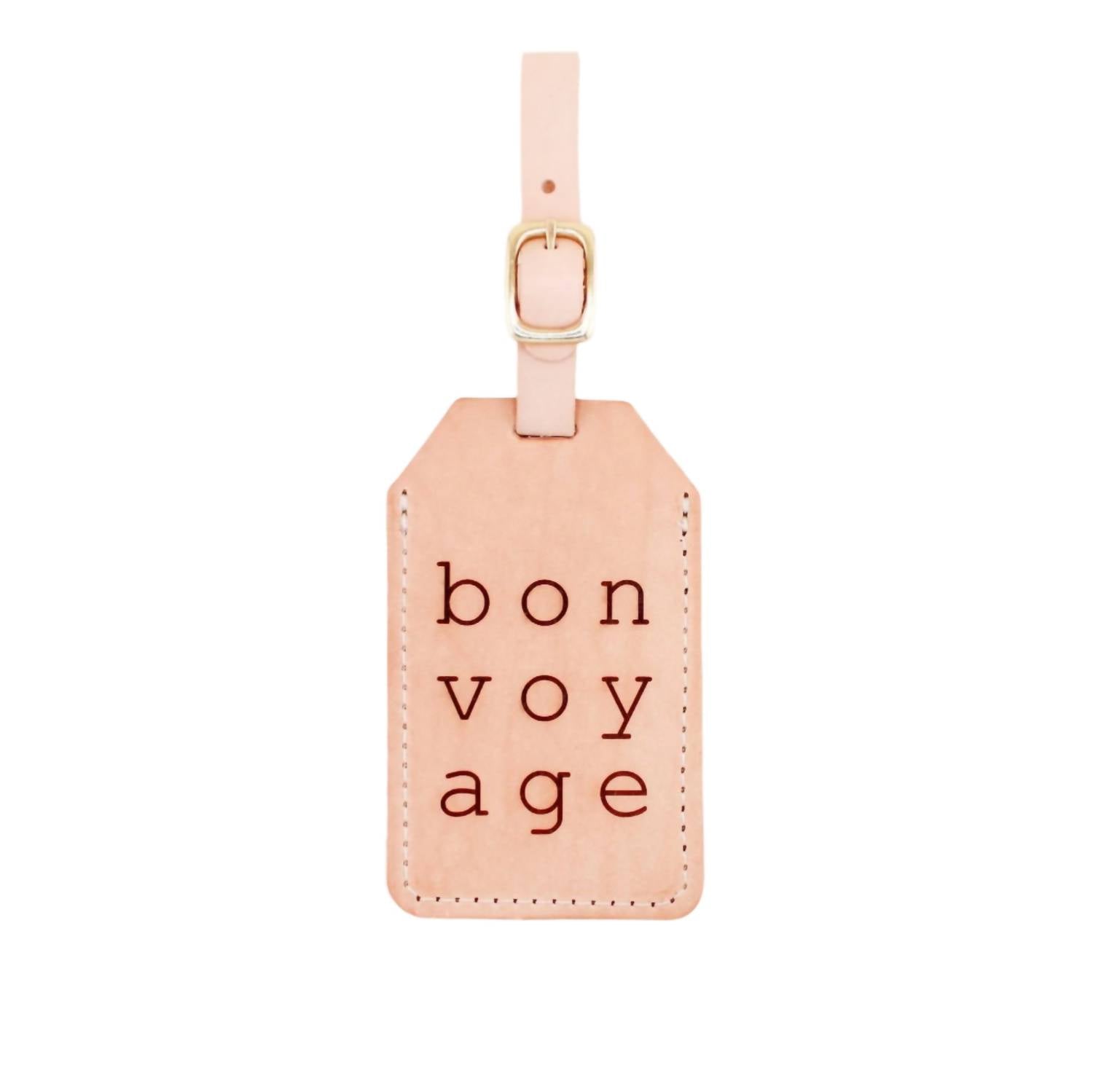 Freshwater Curated Goods - Bon Voyage Luggage Tag - accessories - card - holders - keychains