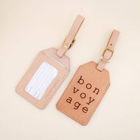 Freshwater Curated Goods - Bon Voyage Luggage Tag - accessories - card - holders - keychains