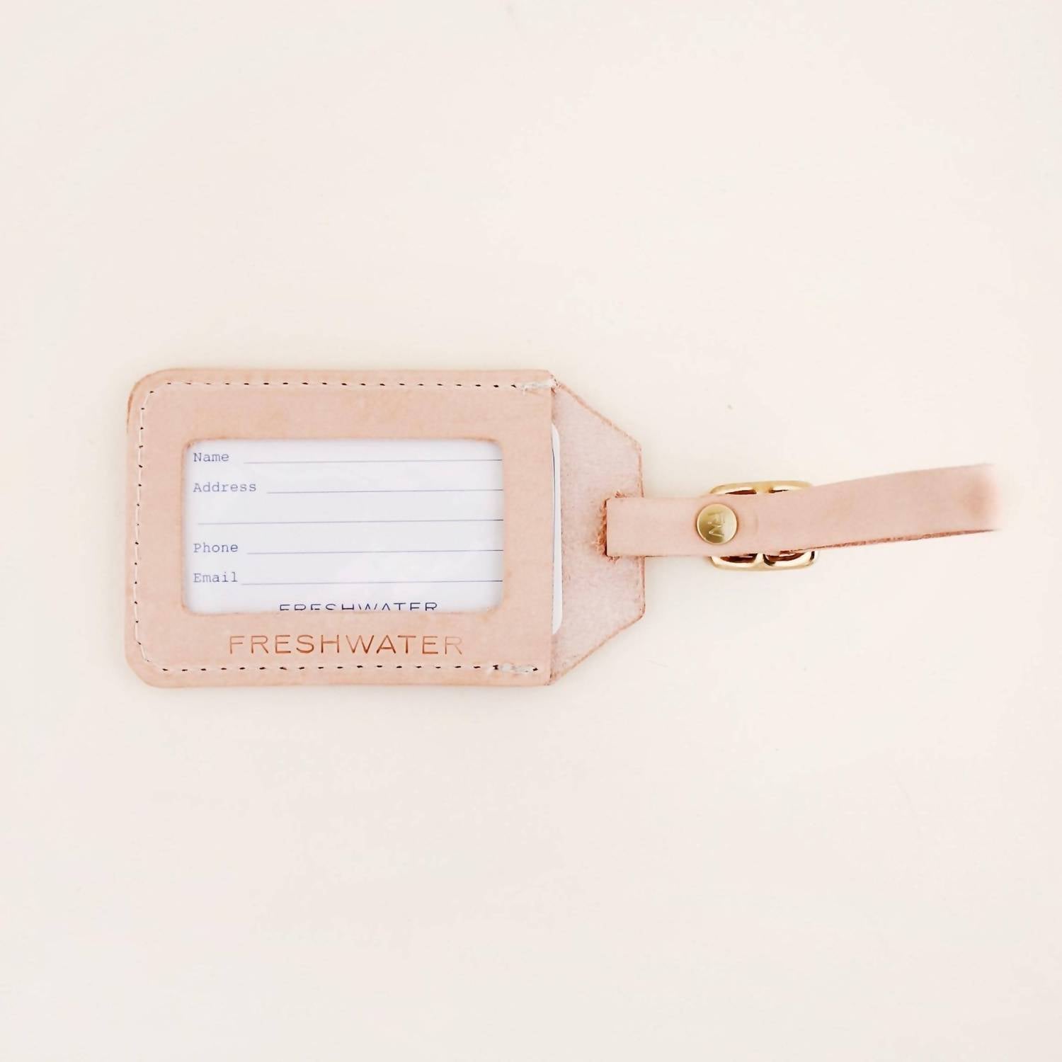 Freshwater Curated Goods - Let's Take A Trip Luggage Tag - accessories - card - holders - keychains