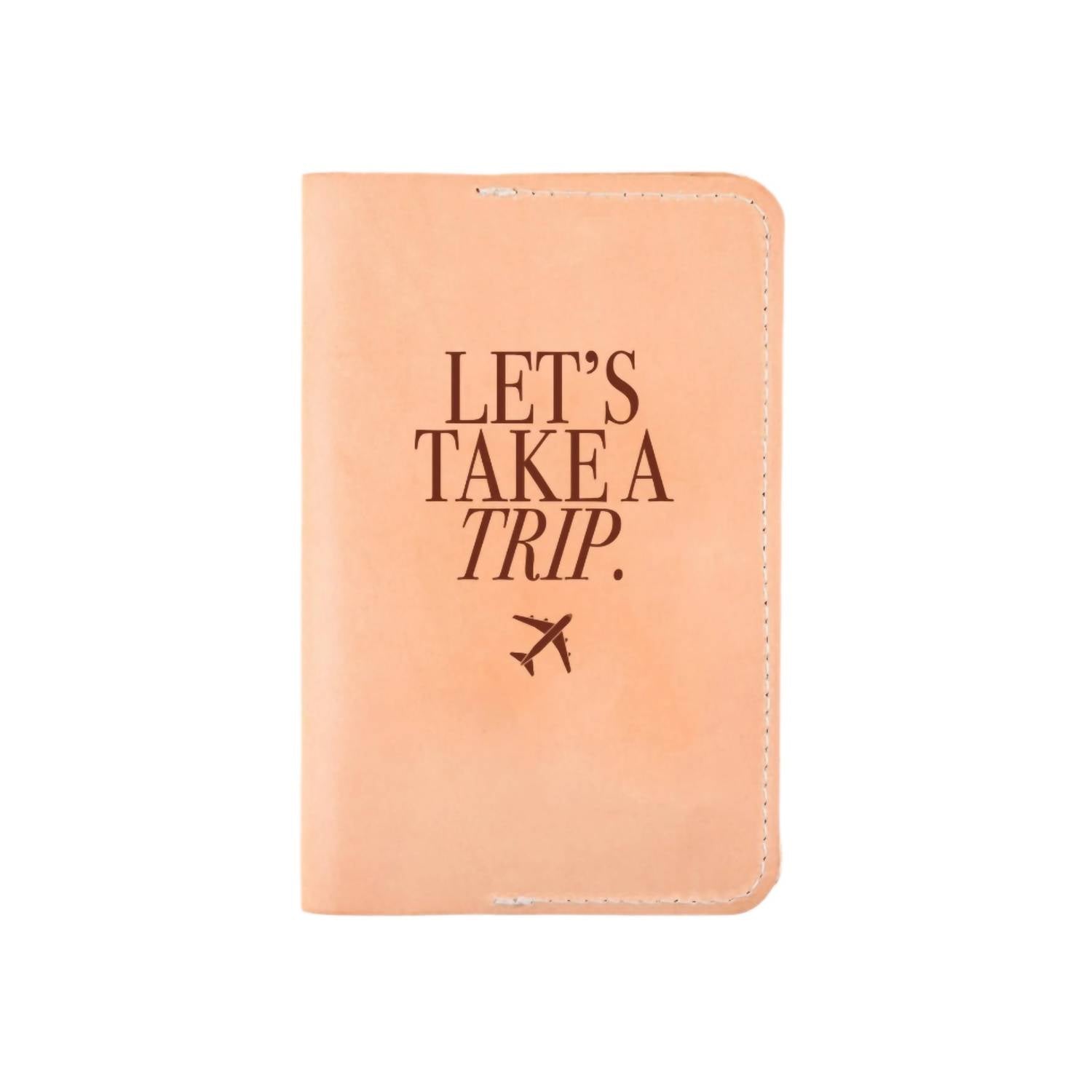 Freshwater Curated Goods - Let's Take A Trip Passport Holder - general - office - supplies - home - journals