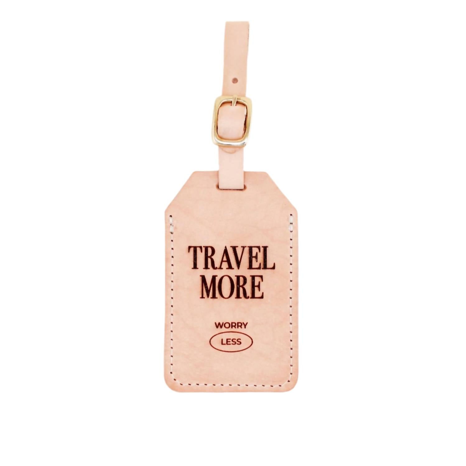 Freshwater Curated Goods - Travel More Worry Less Luggage Tag - accessories - card - holders - keychains