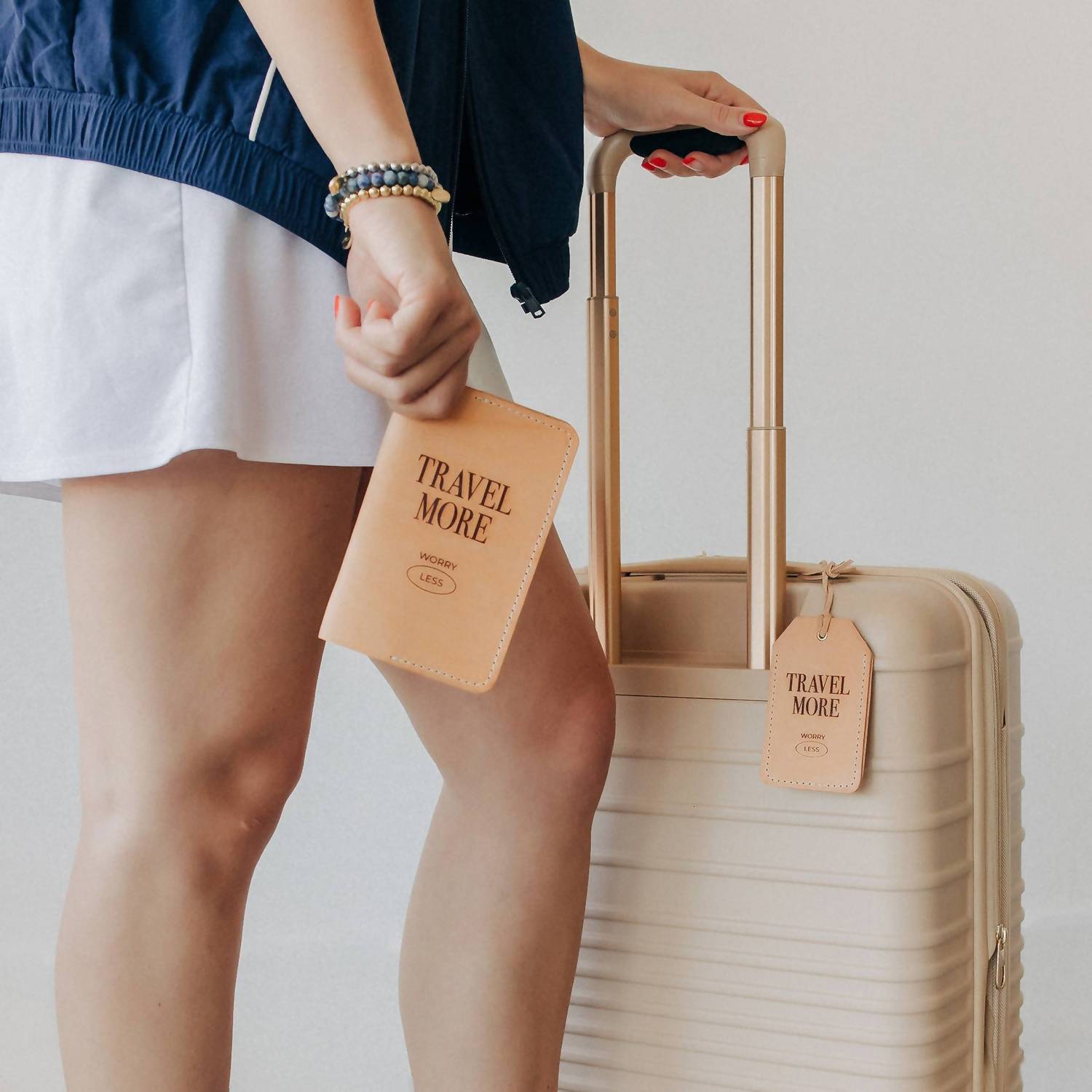 Freshwater Curated Goods - Travel More Worry Less Passport Holder - general - office - supplies - home - journals
