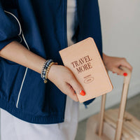 Freshwater Curated Goods - Travel More Worry Less Passport Holder - general - office - supplies - home - journals