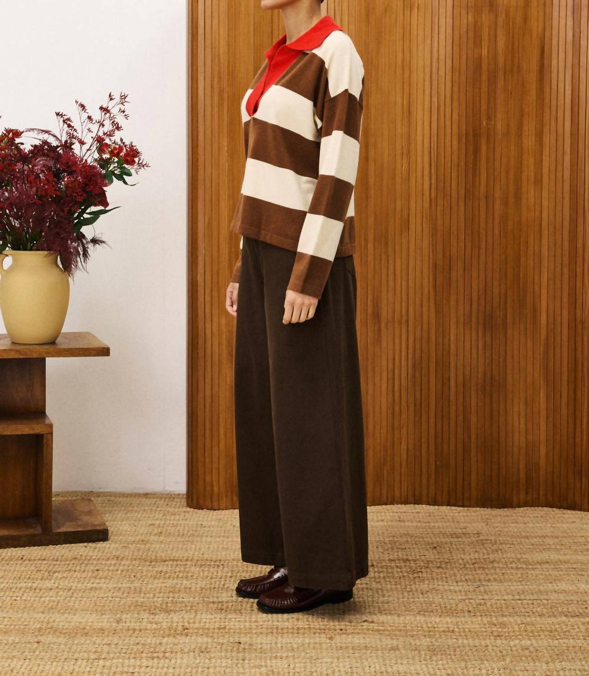 Frnch - Amelie Collared V Neck Sweater