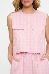 Frnch - Aurora Check Vest