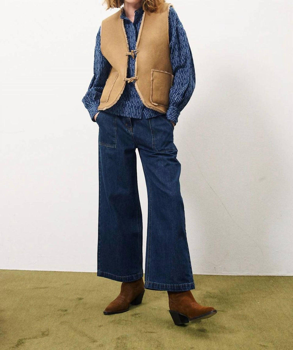 Frnch - Banel Reversible Toggle Waistcoat Vest