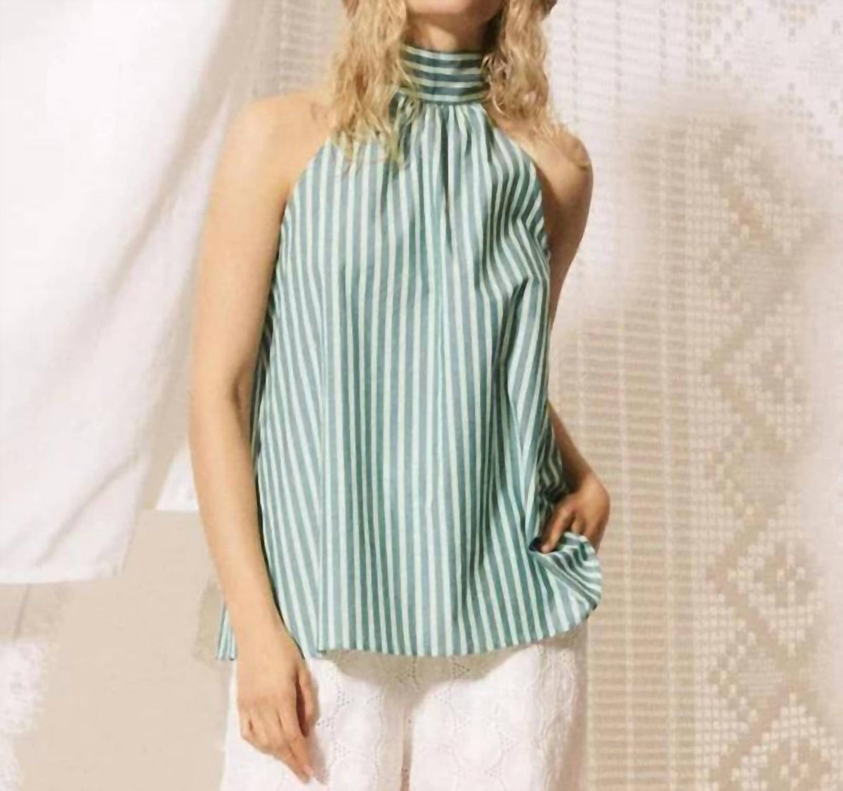 Frnch - Crescenzo Stripe Halter Top