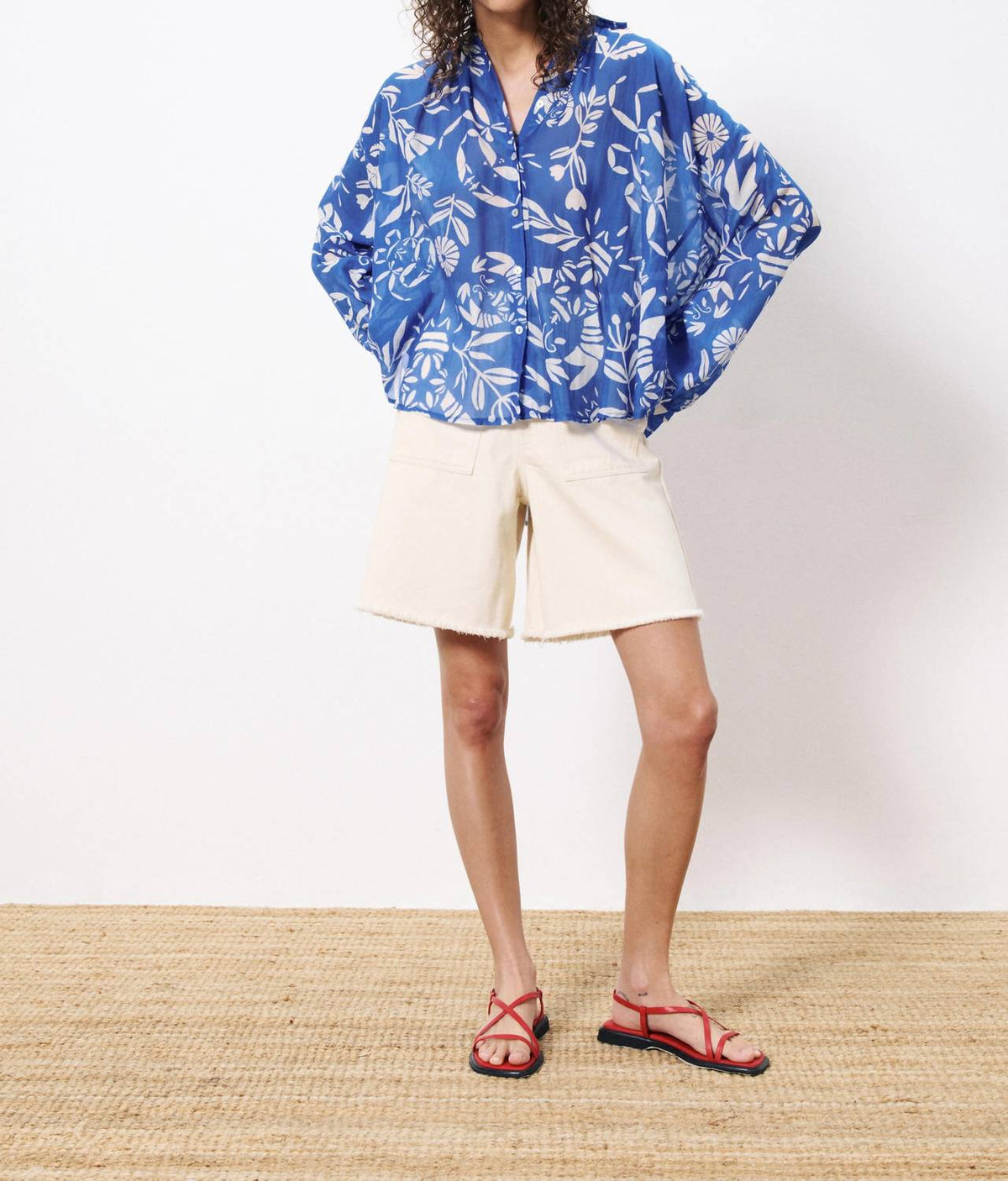 Frnch - Itia Long Sleeve Button Down Shirt