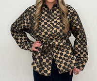 Frnch - Leopard Long Sleeve Overshirt