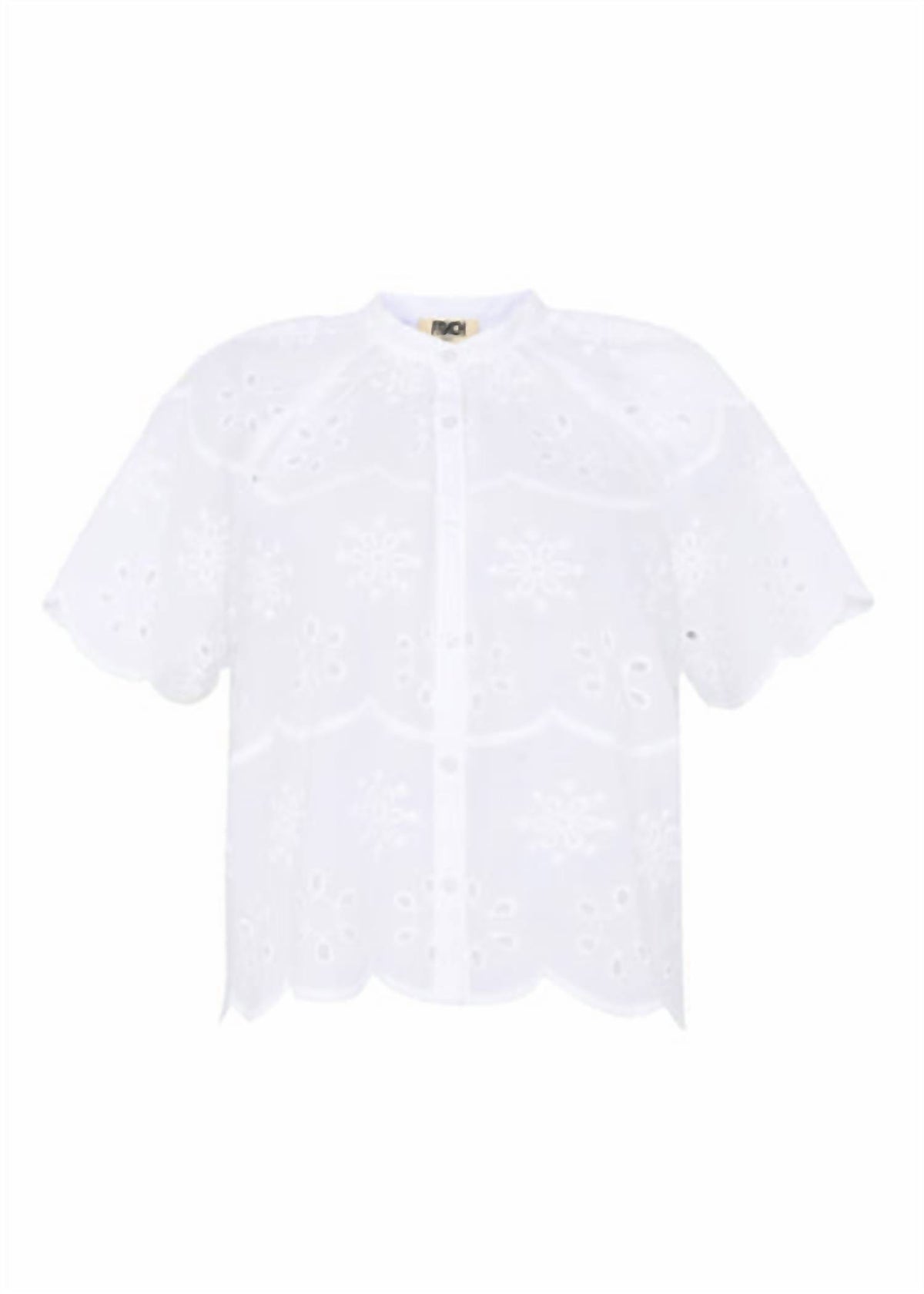 Frnch - Neda Scalloped Sleeve Blouse