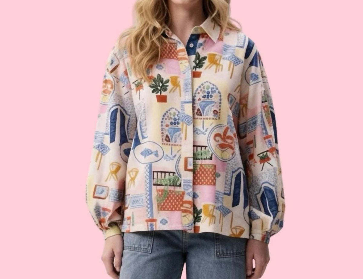 Frnch - The Water's Edge Topaze Button Down Shirt
