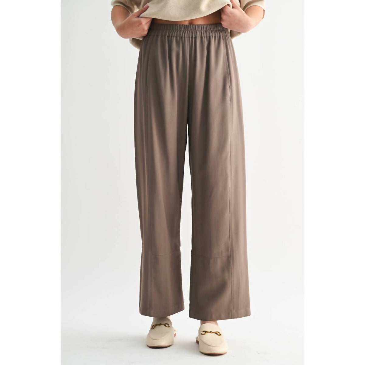 Fun 2 Fun - Joanie Elastic Waist Pants