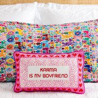 Furbish Studio - Karma Needlepoint Pillow