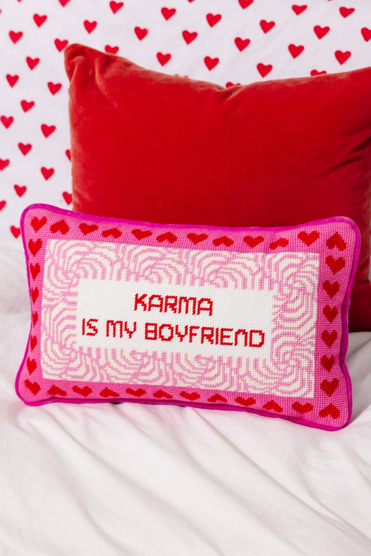 Furbish Studio - Karma Needlepoint Pillow