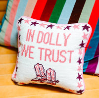 Furbish Studio - Trust Dolly Needlepoint Pillow