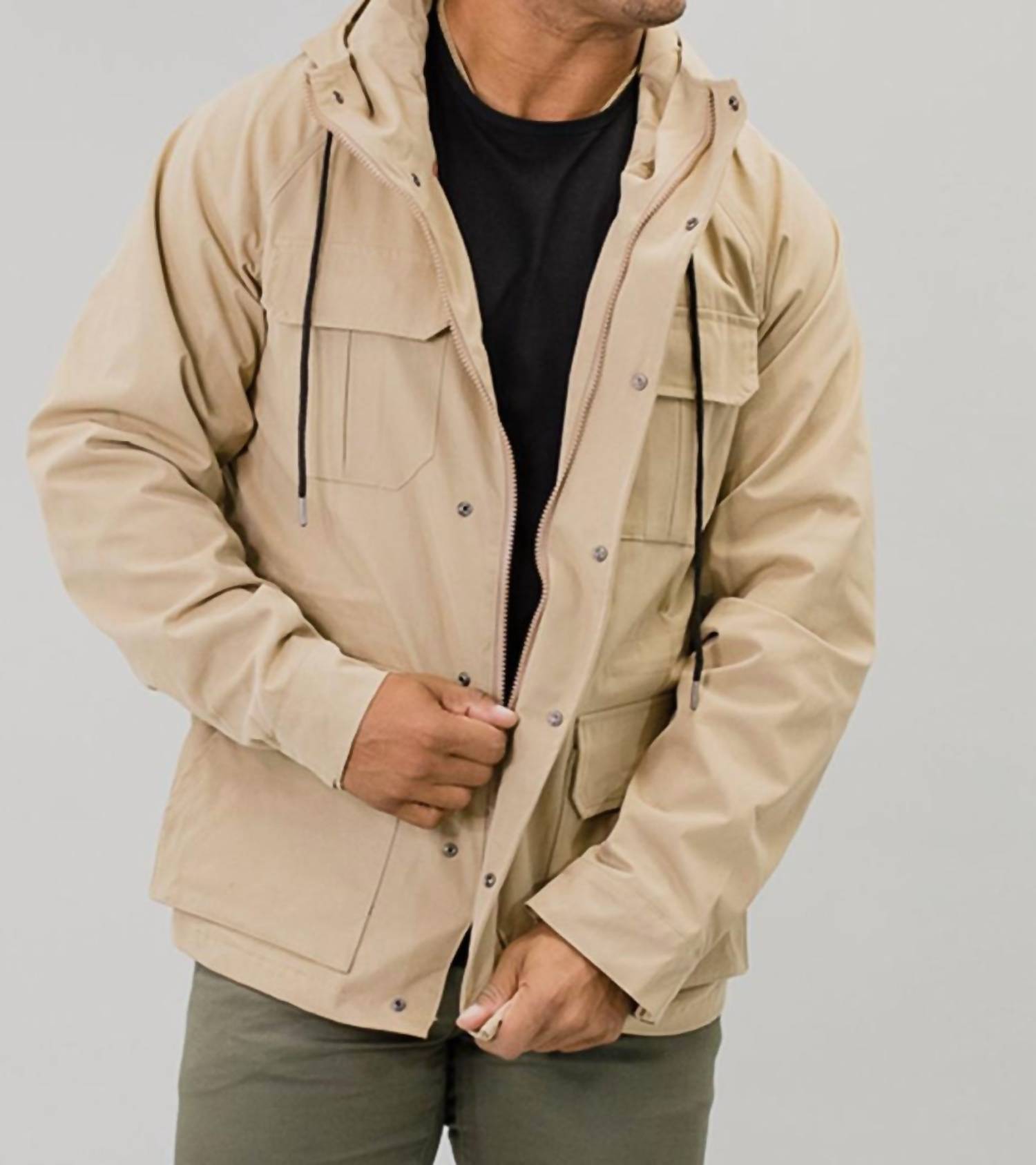 Fxn Menswear - Neko Utility Jacket - brown - clothing - jackets
