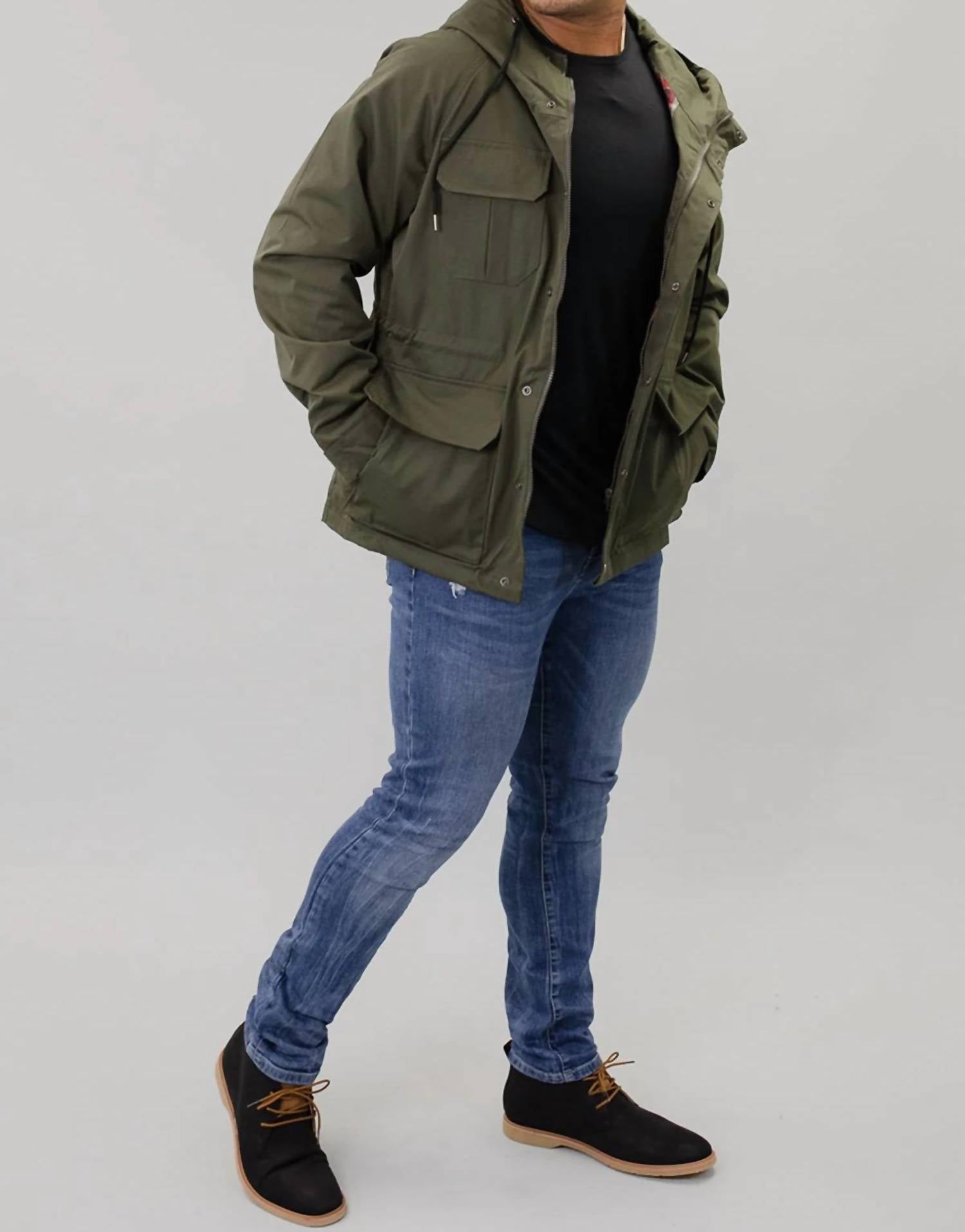 Fxn Menswear - Neko Utility Jacket - clothing - green - jackets