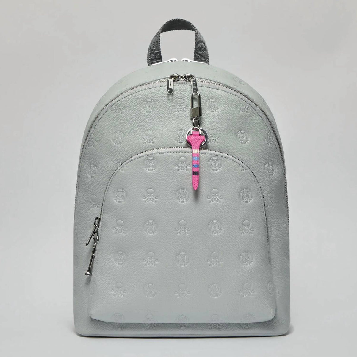 G/Fore - Women's Embossed Skull & Tees Leather Backpack