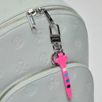 G/Fore - Women's Embossed Skull & Tees Leather Backpack