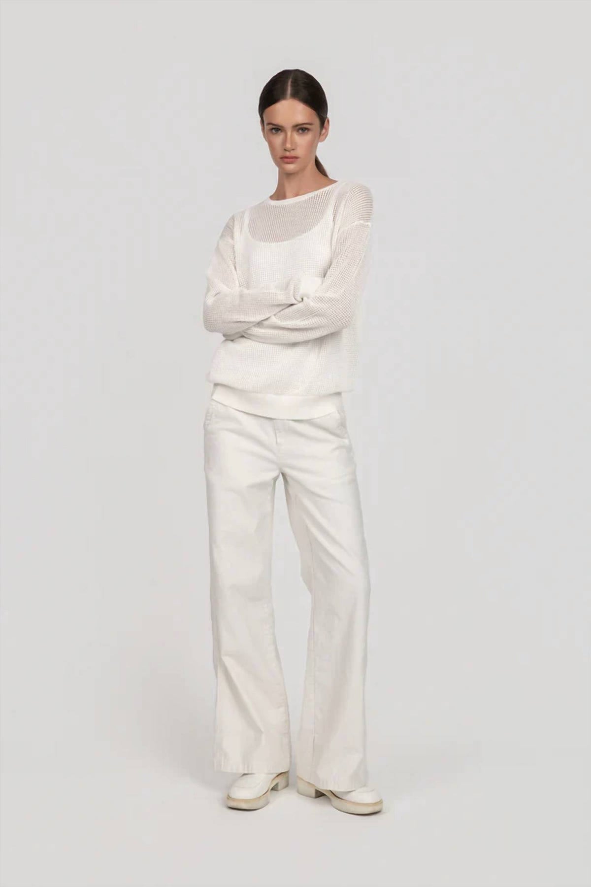 G1 - Solid Wide Leg Pants