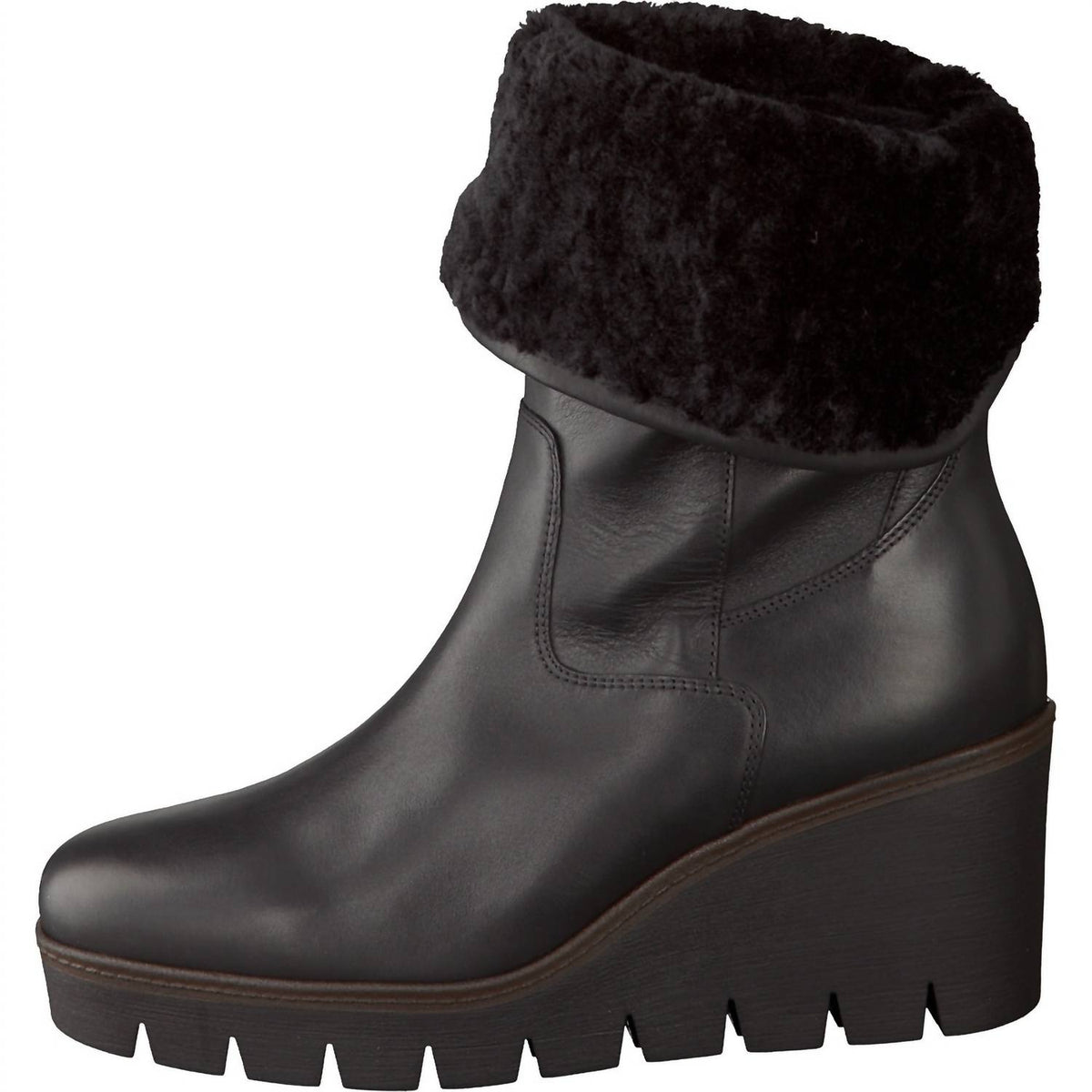 Gabor - Women's 34.785 Fur Wedge Boot