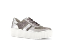 Gabor - Women's Leather Shoes - grey - shoes - sneakers