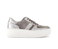 Gabor - Women's Leather Shoes - grey - shoes - sneakers