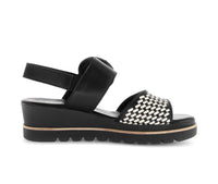 Gabor - Women's Wedge Sandal - black - sandals - shoes