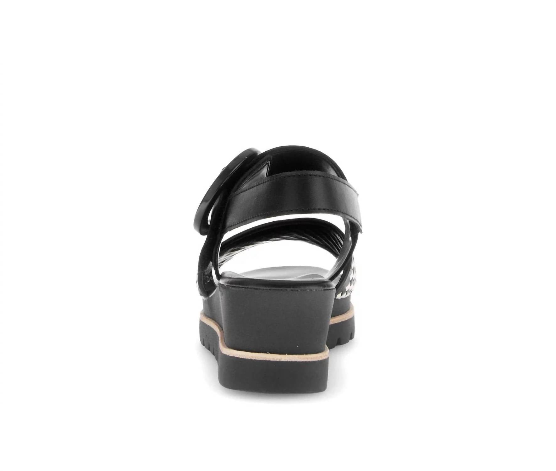 Gabor - Women's Wedge Sandal - black - sandals - shoes