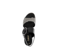 Gabor - Women's Wedge Sandal - black - sandals - shoes