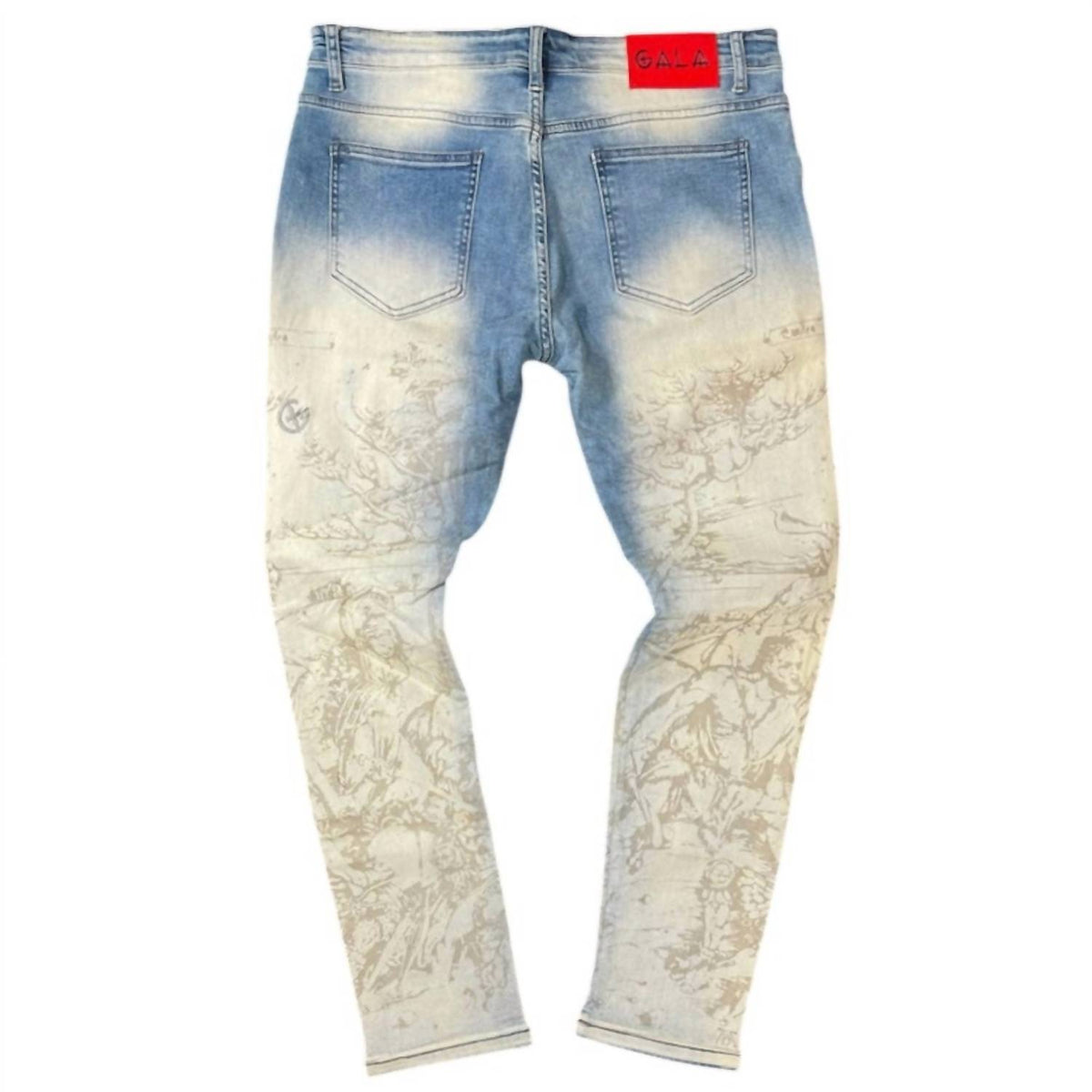 Gala - Prophetic Printed Denim Jeans