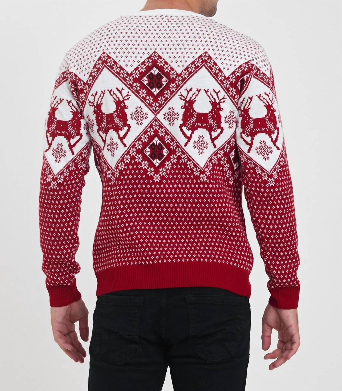 Galani - Men’s Modern Festive Knit Pullover Sweater