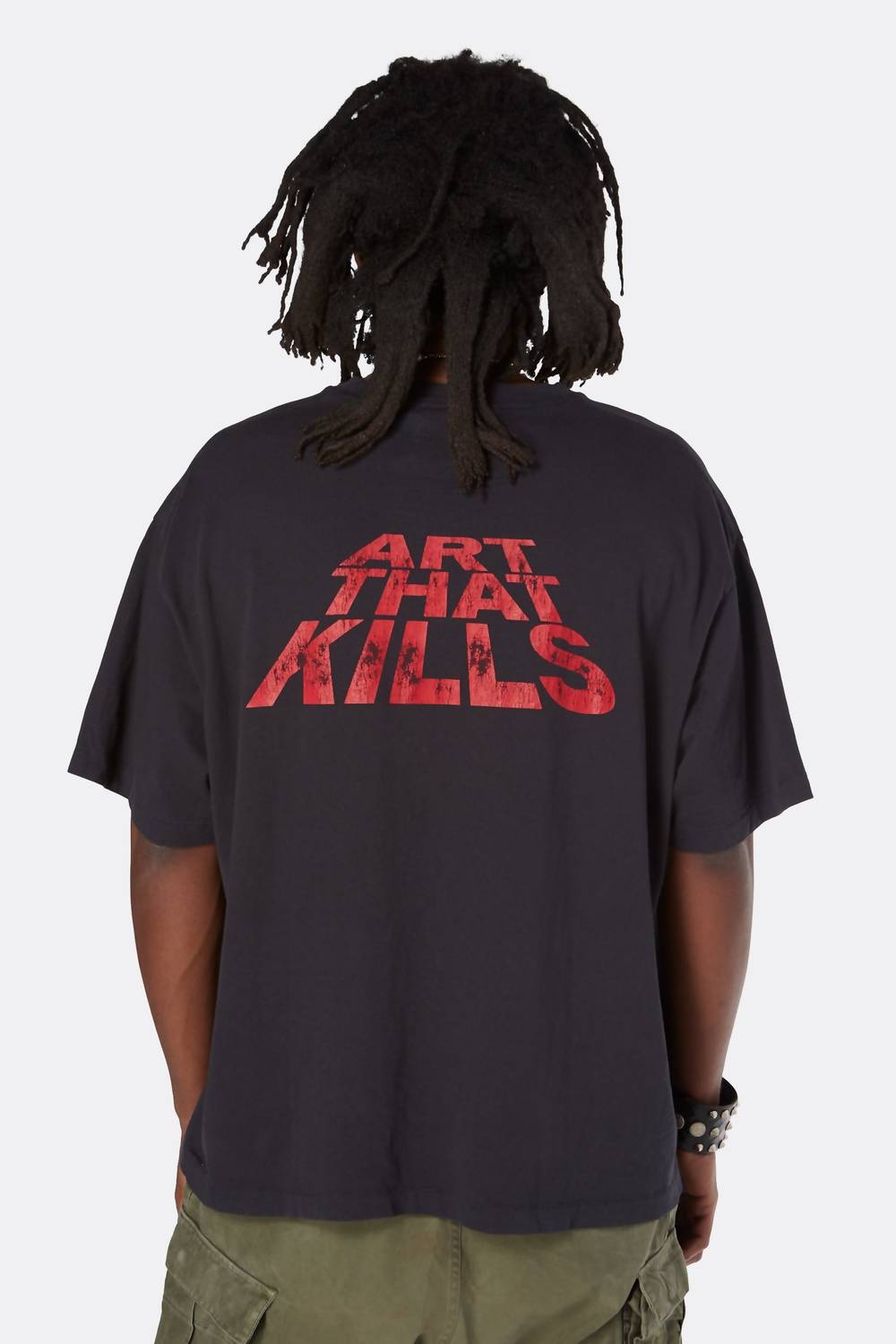 Gallery - Atk Stack Logo Tee - black - clothing - cotton