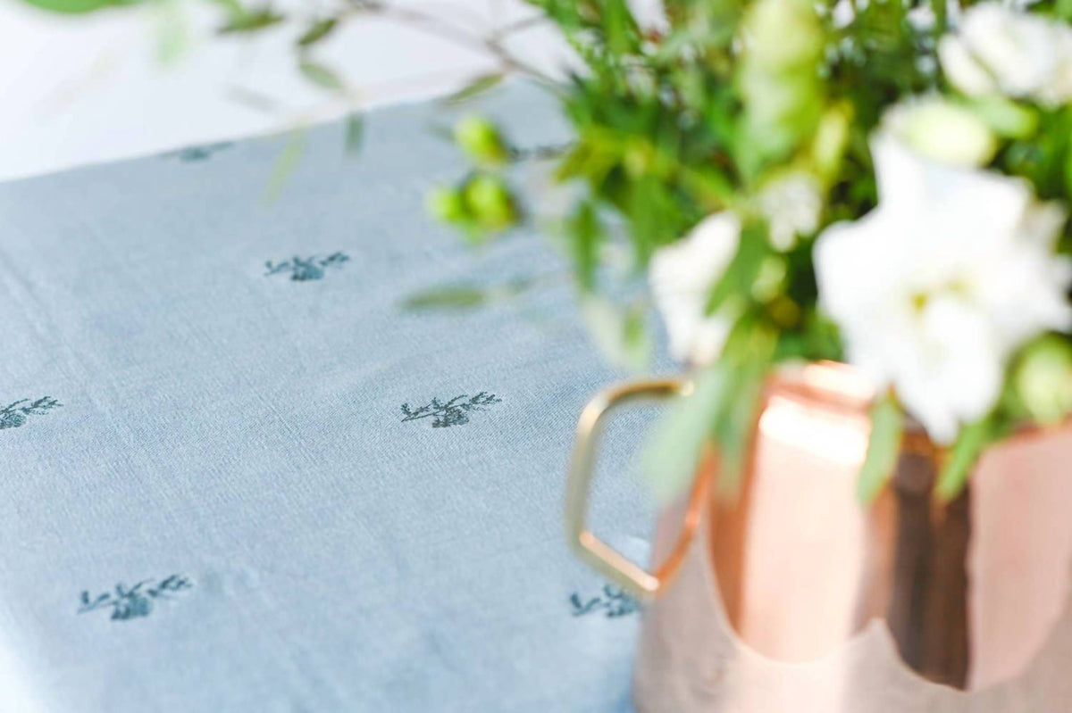 Galley And Fen - Fleur Embroidered Tablecloth