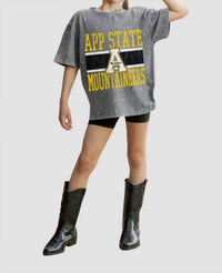 Gameday Couture - Appalachian State Mini Rhinestone Oversized Tee