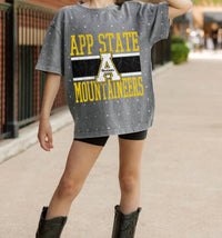 Gameday Couture - Appalachian State Mini Rhinestone Oversized Tee