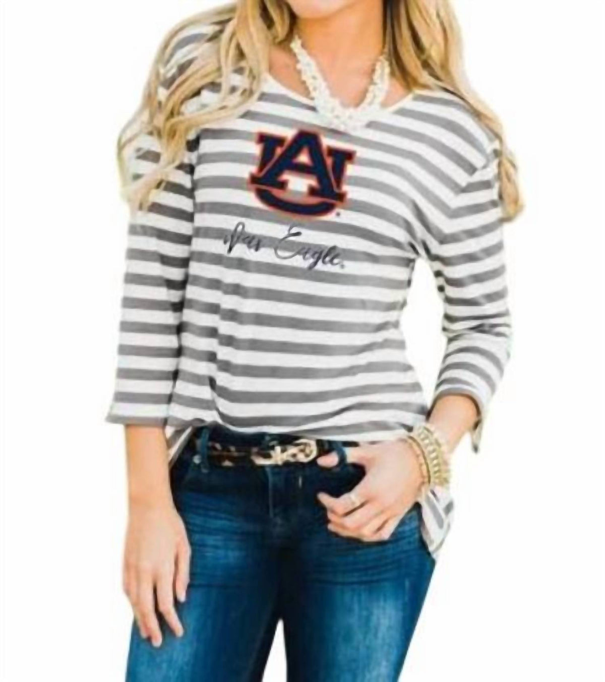 Gameday Couture - Auburn University Stay A While Top