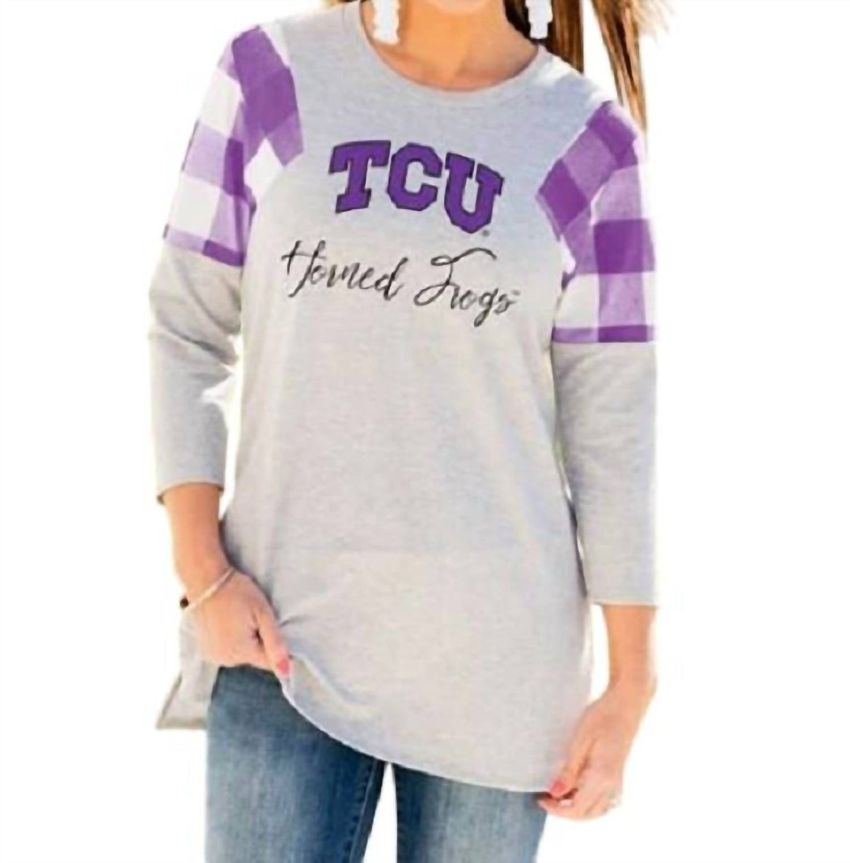Gameday Couture - TCU Get in Check Tunic