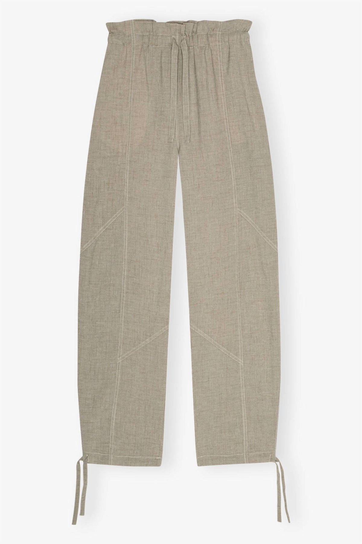 Ganni - Light Melange Suiting Pants