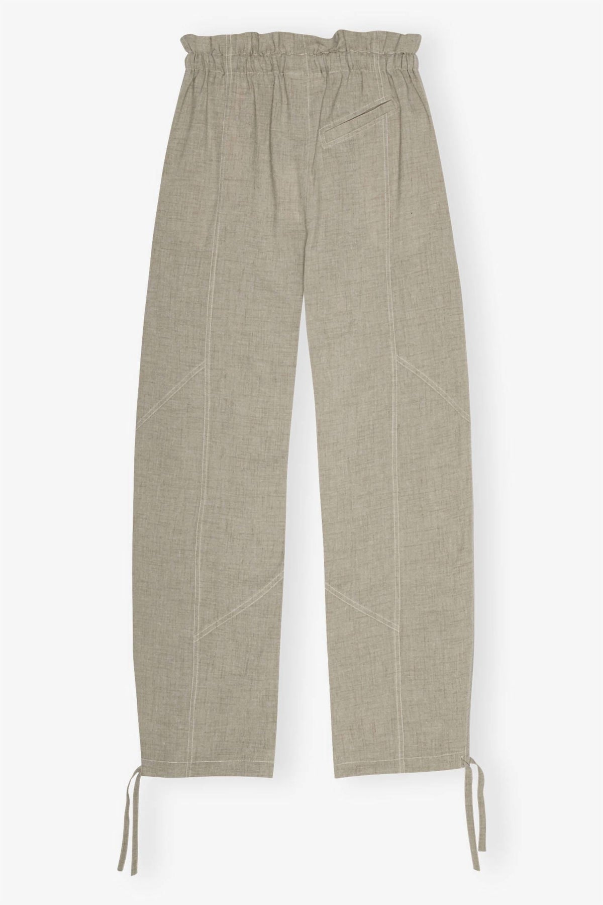 Ganni - Light Melange Suiting Pants