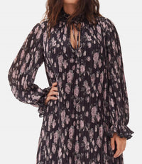 Ganni - Pleated Georgette Midi Dress