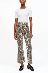 Ganni - Print Denim Jean