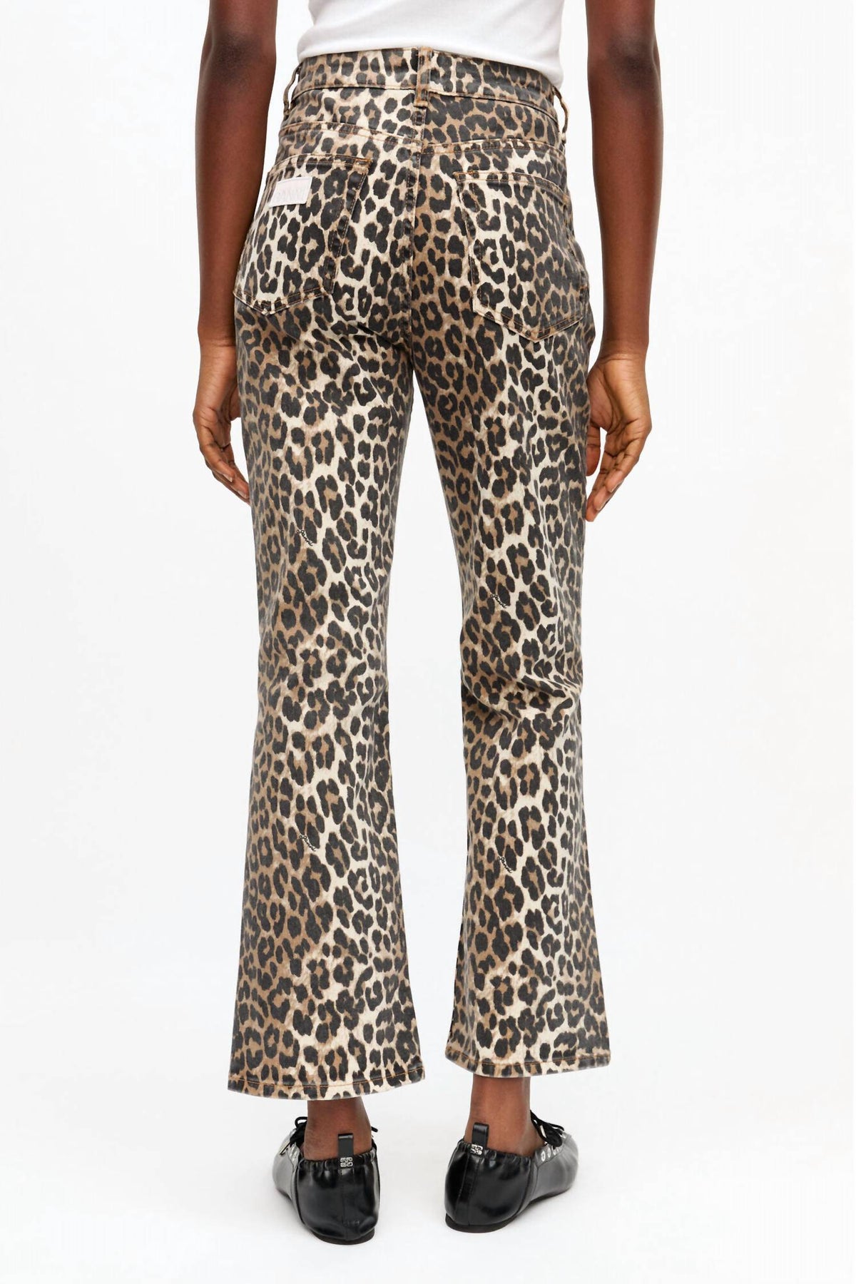 Ganni - Print Denim Jean
