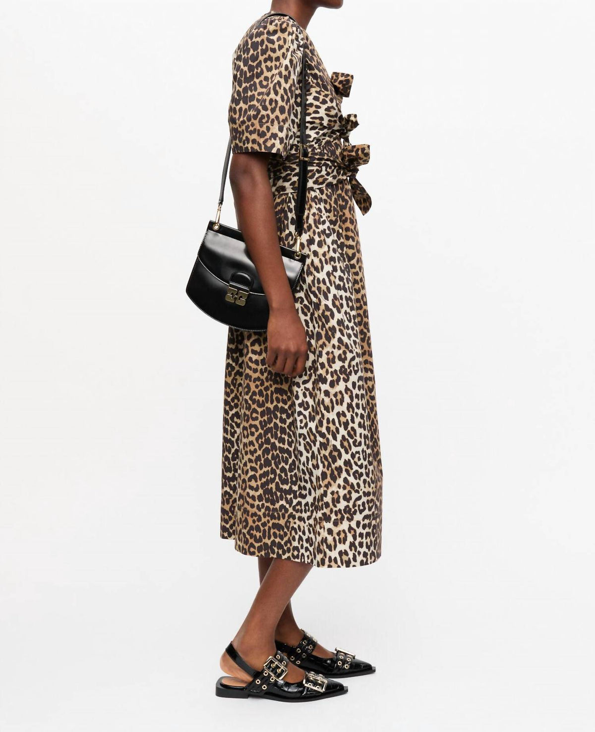 Ganni - Printed Cotton Dress